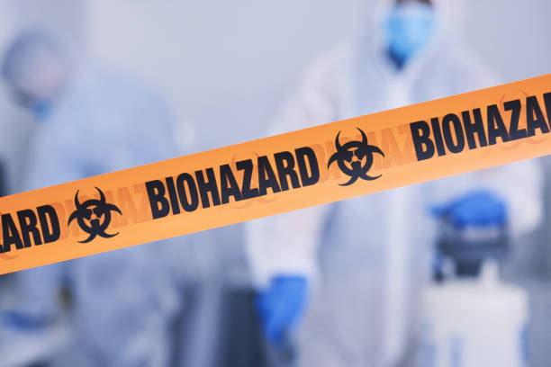 Professional Blood Cleanup technician working in Upland, CA